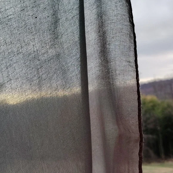 🌇 Mary Kay Large Scarf Shawl Wrap. Orange and Aqua. - Picture 8 of 14